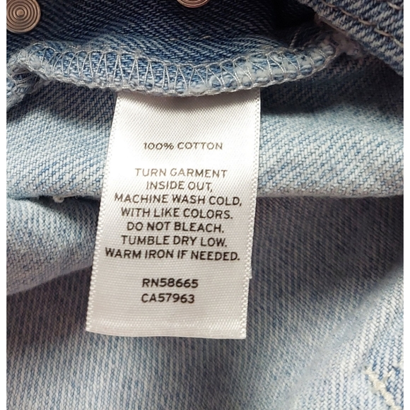 NWOT Abound Jean Short Overalls Size S - Picture 8 of 8